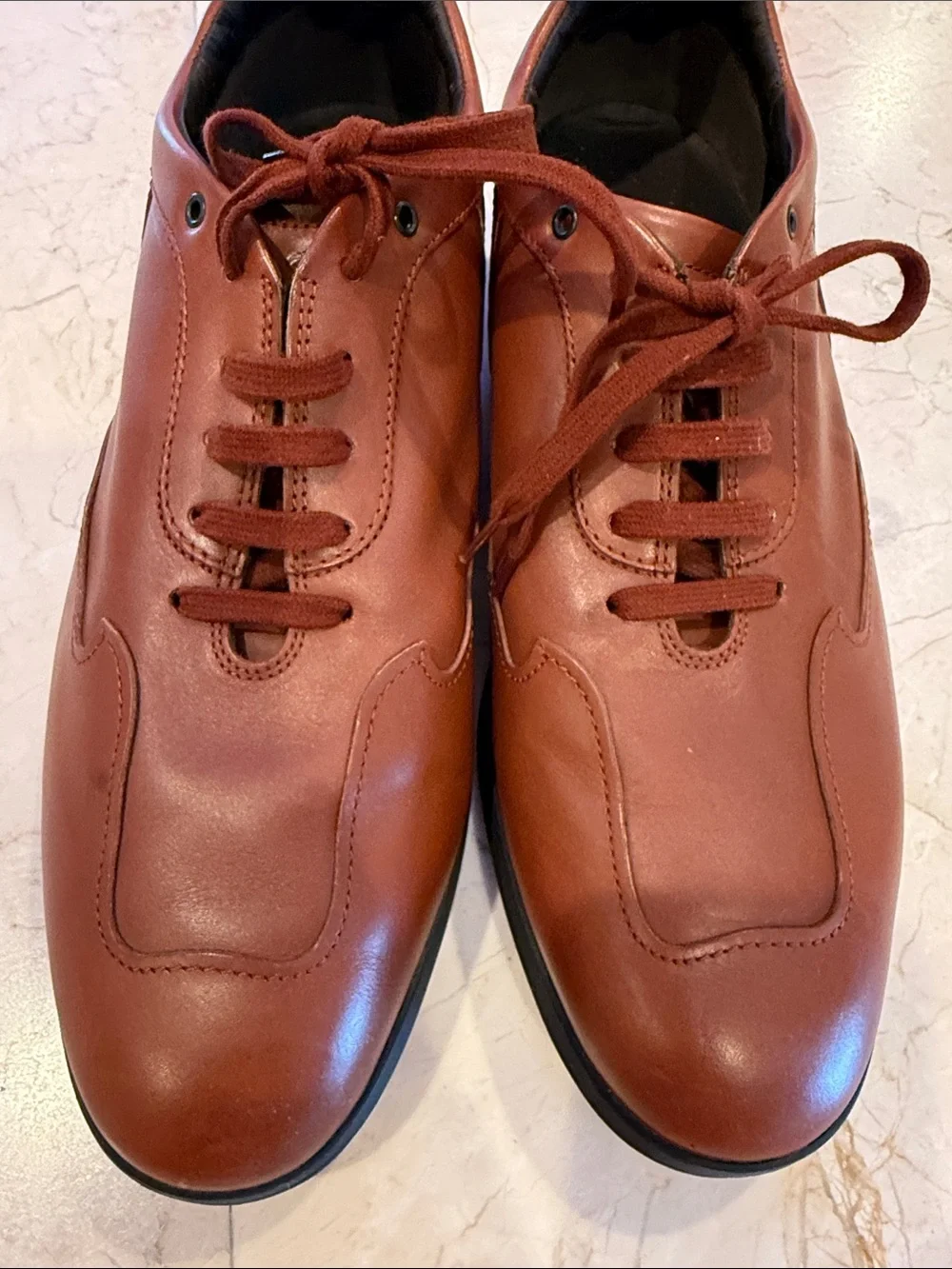 Hogan Brown Leather Shoes